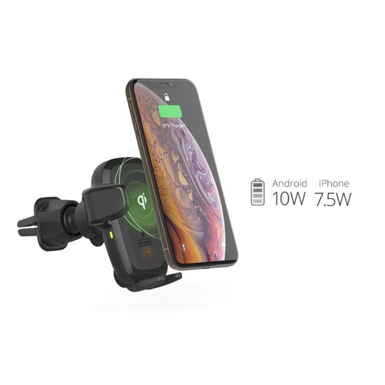 Suport auto iOttie AutoSense cu incarcare wireless pentru ventilatie si CD slot (iOttie, Ingredi) by www.silkase.ro Suport auto iOttie AutoSense cu incarcare wireless pentru ventilatie si CD slot (Suport auto, HLCRIO164) by www.silkase.ro