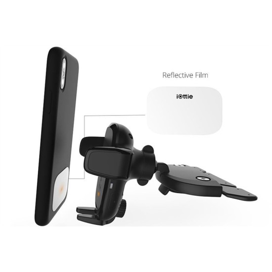 Suport auto iOttie AutoSense cu incarcare wireless pentru ventilatie si CD slot (iOttie, Ingredi) by www.silkase.ro Suport auto iOttie AutoSense cu incarcare wireless pentru ventilatie si CD slot (Suport auto, HLCRIO164) by www.silkase.ro