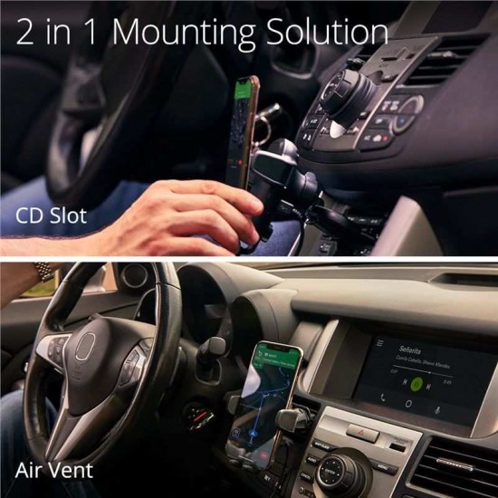 Suport auto iOttie AutoSense cu incarcare wireless pentru ventilatie si CD slot (iOttie, Ingredi) by www.silkase.ro Suport auto iOttie AutoSense cu incarcare wireless pentru ventilatie si CD slot (Suport auto, HLCRIO164) by www.silkase.ro