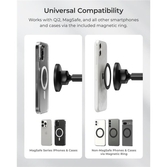 Suport auto universal iOttie iTap 3, Compatibil MagSafe, Dashboard / Windshield Mount, Negru (iOttie, Suport auto) by www.silkase.ro Suport auto universal iOttie iTap 3, Compatibil MagSafe, Dashboard / Windshield Mount, Negru (Suport auto, ITMNCG107) by www.silkase.ro