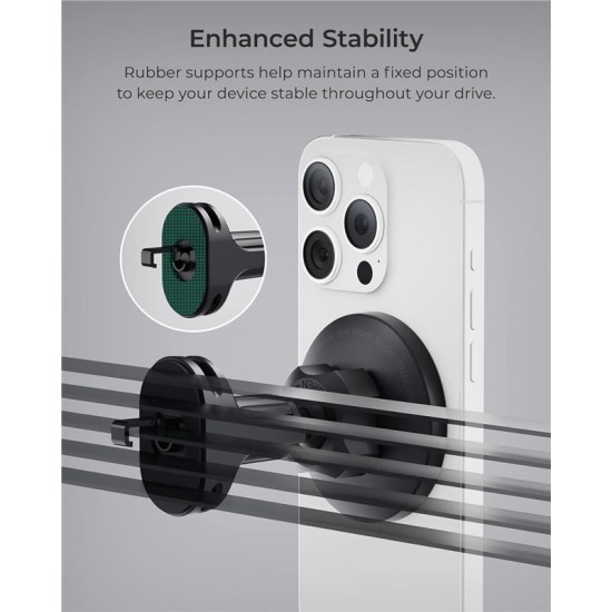 Suport auto universal iOttie iTap 3, Compatibil MagSafe, Air Vent Mount, Negru (UAG, Suport auto) by www.silkase.ro Suport auto universal iOttie iTap 3, Compatibil MagSafe, Air Vent Mount, Negru (Suport auto, ITMNCG108) by www.silkase.ro