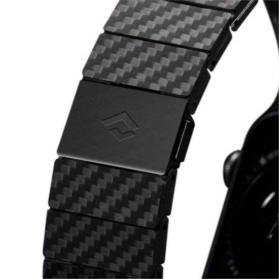 Curea PITAKA Carbon Fiber compatibila cu Apple Watch 4/5/6/7/8/SE/Ultra 42/44/45/49mm Black (PITAKA, Ingredi) by www.silkase.ro Curea PITAKA Carbon Fiber compatibila cu Apple Watch 4/5/6/7/8/SE/Ultra 42/44/45/49mm Black (Ingredi, AWB2307) by www.silkase.ro