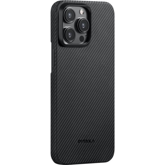 Husa de protectie Pitaka MagEZ 4 Aramida 600D pentru iPhone 15 Pro, Negru/Gri (PITAKA, iPhone 15 Pro) by www.silkase.ro Husa de protectie Pitaka MagEZ 4 Aramida 600D pentru iPhone 15 Pro, Negru/Gri (iPhone 15 Pro, KI1501PA) by www.silkase.ro