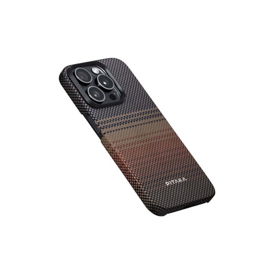 Husa de protectie Pitaka MagEZ Case 5, 1500D, pentru iPhone 15 Pro, compatibila MagSafe, Sunset (PITAKA, iPhone 15 Pro) by www.silkase.ro Husa de protectie Pitaka MagEZ Case 5, 1500D, pentru iPhone 15 Pro, compatibila MagSafe, Sunset (iPhone 15 Pro, KI1501SU) by www.silkase.ro