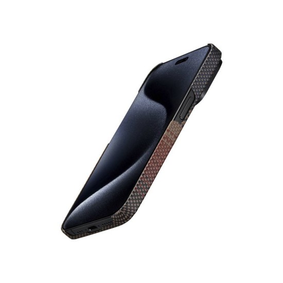 Husa de protectie Pitaka MagEZ Case 5, 1500D, pentru iPhone 15 Pro, compatibila MagSafe, Sunset (PITAKA, iPhone 15 Pro) by www.silkase.ro Husa de protectie Pitaka MagEZ Case 5, 1500D, pentru iPhone 15 Pro, compatibila MagSafe, Sunset (iPhone 15 Pro, KI1501SU) by www.silkase.ro
