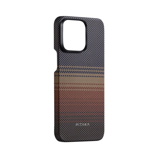 Husa de protectie Pitaka MagEZ Case 5, 1500D, pentru iPhone 15 Pro Max, compatibila MagSafe, Sunset (iPhone 15 Pro Max, KI1501SUM) by www.silkase.ro