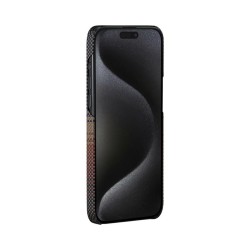 Husa de protectie Pitaka MagEZ Case 5, 1500D, pentru iPhone 15 Pro Max, compatibila MagSafe, Sunset Husa de protectie Pitaka MagEZ Case 5, 1500D, pentru iPhone 15 Pro Max, compatibila MagSafe, Sunset