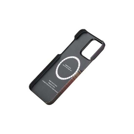 Husa de protectie Pitaka MagEZ Case 5, 1500D, pentru iPhone 15 Pro Max, compatibila MagSafe, Sunset (iPhone 15 Pro Max, KI1501SUM) by www.silkase.ro