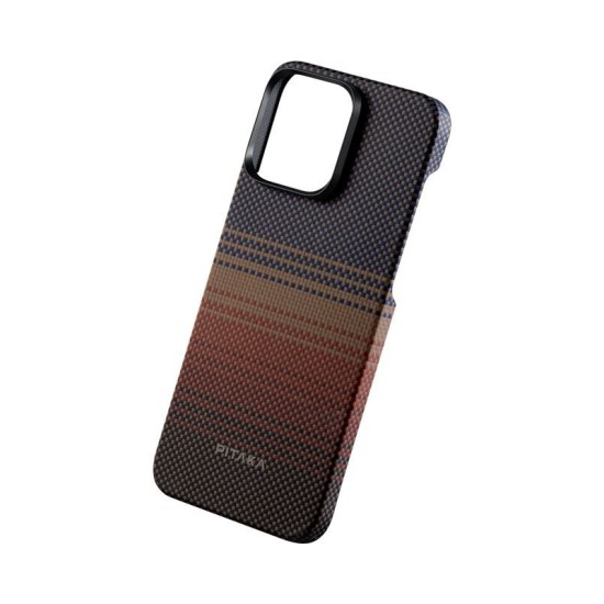 Husa de protectie Pitaka MagEZ Case 5, 1500D, pentru iPhone 15 Pro Max, compatibila MagSafe, Sunset (iPhone 15 Pro Max, KI1501SUM) by www.silkase.ro