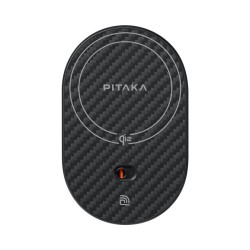 Suport auto PITAKA MagEZ Car Mount Pro 2 Qi2, Air Vent Mount, Compatibil MagSafe, Incarcare Wireless 15W, Negru