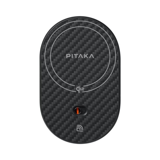Suport auto PITAKA MagEZ Car Mount Pro 2 Qi2, Air Vent Mount, Compatibil MagSafe, Incarcare Wireless 15W, Negru (PITAKA, Suport auto) by www.silkase.ro Suport auto PITAKA MagEZ Car Mount Pro 2 Qi2, Air Vent Mount, Compatibil MagSafe, Incarcare Wireless 15W, Negru (Suport auto, CM2402N) by www.silkase.ro