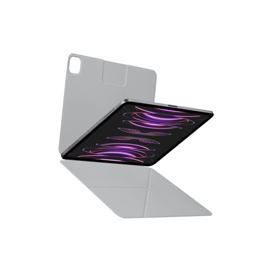 Husa PITAKA Folio 2 compatibila cu iPad Pro 11 inch 2018/2020/2021/2022 si iPad Air 6 2024 White (Ingredi, FOL2303) by www.silkase.ro