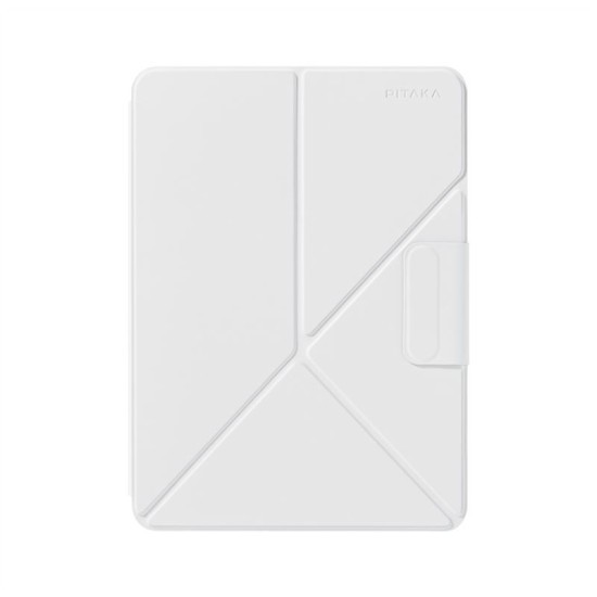 Husa PITAKA Folio 2 compatibila cu iPad Pro 11 inch 2018/2020/2021/2022 si iPad Air 6 2024 White (Ingredi, FOL2303) by www.silkase.ro