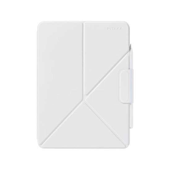 Husa PITAKA Folio 2 compatibila cu iPad Pro 12.9 inch 2018/2020/2021/2022 si iPad Air 13 inch 2024 White (PITAKA, Ingredi) by www.silkase.ro Husa PITAKA Folio 2 compatibila cu iPad Pro 12.9 inch 2018/2020/2021/2022 si iPad Air 13 inch 2024 White (Ingredi, FOL2304) by www.silkase.ro