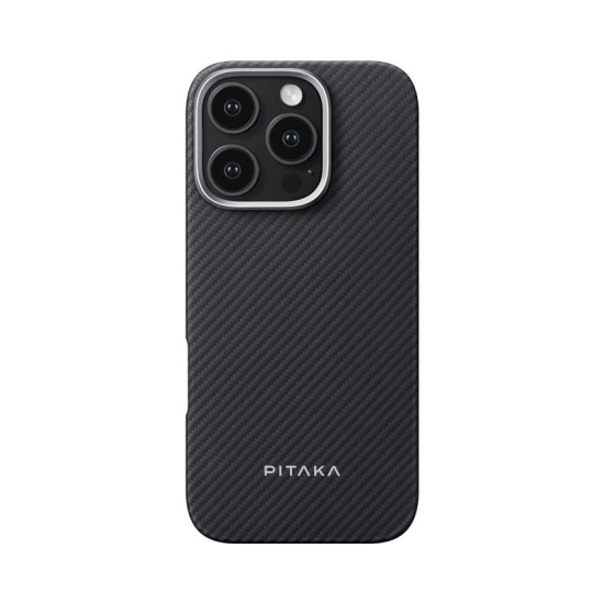 Husa de protectie Pitaka Ultra-Slim Aramida Magsafe pentru iPhone 16 Pro Black / Grey (PITAKA, iPhone 15 Pro) by www.silkase.ro Husa de protectie Pitaka Ultra-Slim Aramida Magsafe pentru iPhone 16 Pro Black / Grey (iPhone 15 Pro, KI1601PA) by www.silkase.ro