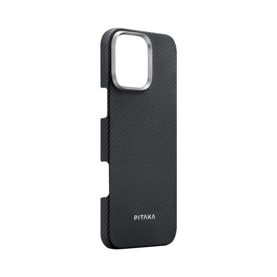Husa de protectie Pitaka Ultra-Slim Aramida Magsafe pentru iPhone 16 Pro Black / Grey (PITAKA, iPhone 15 Pro) by www.silkase.ro Husa de protectie Pitaka Ultra-Slim Aramida Magsafe pentru iPhone 16 Pro Black / Grey (iPhone 15 Pro, KI1601PA) by www.silkase.ro