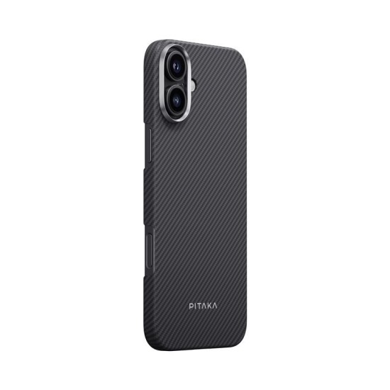 Husa PITAKA Ultra Slim Twill compatibila cu iPhone 16 Plus Black/Grey (PITAKA, iPhone 16 Plus) by www.silkase.ro Husa PITAKA Ultra Slim Twill compatibila cu iPhone 16 Plus Black/Grey (iPhone 16 Plus, KI1601MA) by www.silkase.ro