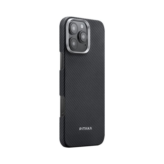 Husa de protectie Pitaka Ultra-Slim Aramida Magsafe pentru iPhone 16 Pro Max Black / Grey (PITAKA, iPhone 16 Pro Max) by www.silkase.ro Husa de protectie Pitaka Ultra-Slim Aramida Magsafe pentru iPhone 16 Pro Max Black / Grey (iPhone 16 Pro Max, KI1601PMA) by www.silkase.ro