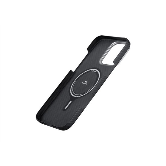 Husa de protectie Pitaka Ultra-Slim Aramida Magsafe pentru iPhone 16 Pro Max Black / Grey (PITAKA, iPhone 16 Pro Max) by www.silkase.ro Husa de protectie Pitaka Ultra-Slim Aramida Magsafe pentru iPhone 16 Pro Max Black / Grey (iPhone 16 Pro Max, KI1601PMA) by www.silkase.ro