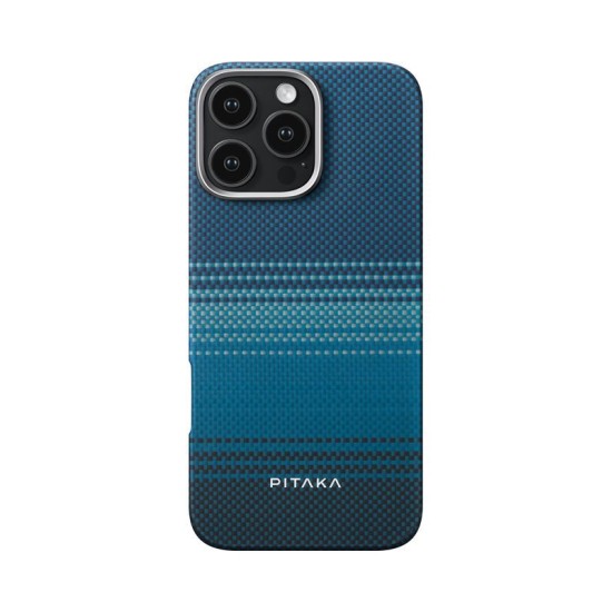 Husa de protectie Pitaka Tactile Woven Aramida Magsafe pentru iPhone 16 Pro Max Moonrise (PITAKA, iPhone 16 Pro Max) by www.silkase.ro Husa de protectie Pitaka Tactile Woven Aramida Magsafe pentru iPhone 16 Pro Max Moonrise (iPhone 16 Pro Max, KI1601MOM) by www.silkase.ro