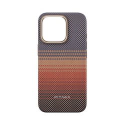 Husa de protectie Pitaka Military-Grade Aramida Magsafe pentru iPhone 16 Pro Sunset