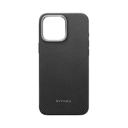 Husa de protectie Pitaka Military-Grade Aramida Magsafe pentru iPhone 16 Pro Max Black / Grey