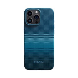 Husa Pitaka MagEZ Pro 5 Pitaka 600D, Aramida pentru iPhone 16 Pro Max, Military-Grade, Moonrise