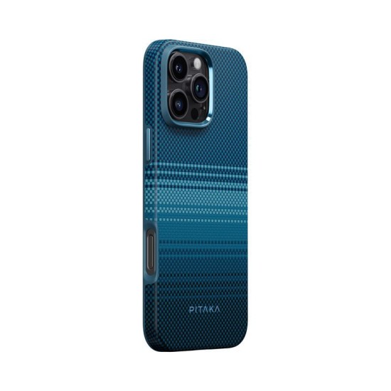 Husa Pitaka MagEZ Pro 5 Pitaka 600D, Aramida pentru iPhone 16 Pro Max, Military-Grade, Moonrise (iPhone 16 Pro Max, KI1601PPMOM) by www.silkase.ro
