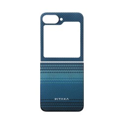 Husa de protectie Pitaka MagEZ 5 600D, Moonrise Ultra Slim Samsung Galaxy Z Flip 6, Albastru