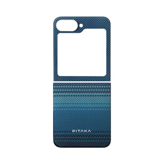 Husa de protectie Pitaka MagEZ 5 600D, Moonrise Ultra Slim Samsung Galaxy Z Flip 6, Albastru (PITAKA, Z Flip 6) by www.silkase.ro Husa de protectie Pitaka MagEZ 5 600D, Moonrise Ultra Slim Samsung Galaxy Z Flip 6, Albastru (Z Flip 6, FMFLIP6) by www.silkase.ro