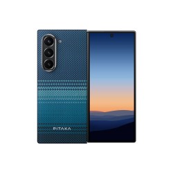 Husa de protectie Pitaka MagEZ 5 600D, Moonrise Ultra Slim Samsung Galaxy Z Fold 6, Albastru