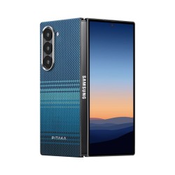 Husa de protectie Pitaka MagEZ 5 600D, Moonrise Ultra Slim Samsung Galaxy Z Fold 6, Albastru