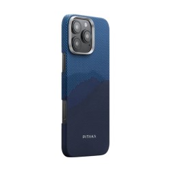 Husa Pitaka pentru iPhone 16 Pro Max, StarPeak, Husa Luminoasa, peste orizont, Albastra