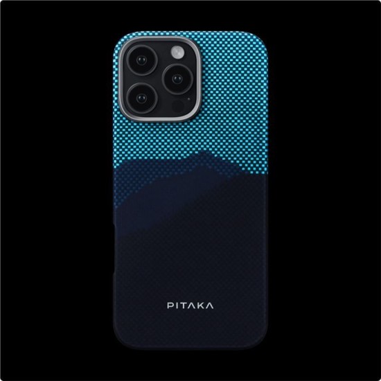 Husa Pitaka pentru iPhone 16 Pro Max, StarPeak, Husa Luminoasa, peste orizont, Albastra (PITAKA, iPhone 16 Pro Max) by www.silkase.ro Husa Pitaka pentru iPhone 16 Pro Max, StarPeak, Husa Luminoasa, peste orizont, Albastra (iPhone 16 Pro Max, KI1604POTH) by www.silkase.ro