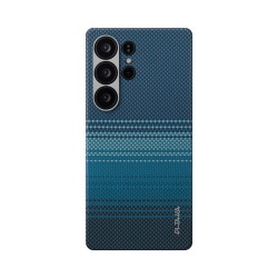 Husa PITAKA Tactile Woven Case pentru Samsung Galaxy S25 Ultra, MagSafe, Moonrise