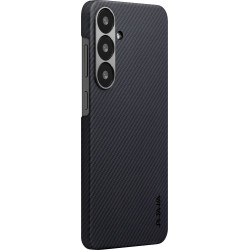 Husa de protectie Pitaka pentru Samsung Galaxy S25 MagEZ 6 Case Twill Negru/gri