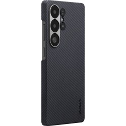 Husa PITAKA Ultra-Slim Case pentru Samsung Galaxy S25 Ultra, MagSafe, negru/gri