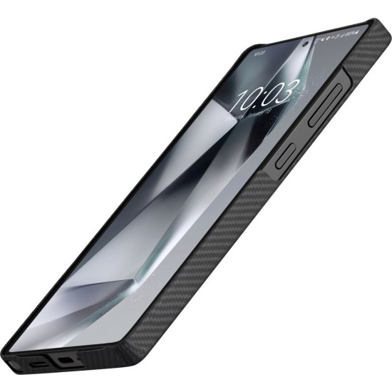 Husa PITAKA Ultra-Slim Case pentru Samsung Galaxy S25 Ultra, MagSafe, negru/gri (PITAKA, S25 Ultra) by www.silkase.ro Husa PITAKA Ultra-Slim Case pentru Samsung Galaxy S25 Ultra, MagSafe, negru/gri (S25 Ultra, KS2501U) by www.silkase.ro