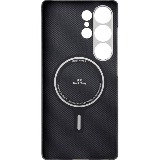 Husa PITAKA Ultra-Slim Case pentru Samsung Galaxy S25 Ultra, MagSafe, negru/gri (PITAKA, S25 Ultra) by www.silkase.ro Husa PITAKA Ultra-Slim Case pentru Samsung Galaxy S25 Ultra, MagSafe, negru/gri (S25 Ultra, KS2501U) by www.silkase.ro