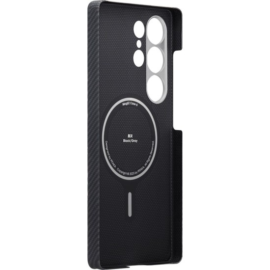 Husa PITAKA Ultra-Slim Case pentru Samsung Galaxy S25 Ultra, MagSafe, negru/gri (PITAKA, S25 Ultra) by www.silkase.ro Husa PITAKA Ultra-Slim Case pentru Samsung Galaxy S25 Ultra, MagSafe, negru/gri (S25 Ultra, KS2501U) by www.silkase.ro