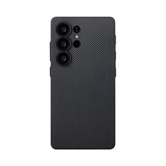 Husa Pitaka PIN Button pentru Samsung Galaxy S25 Ultra Black/Grey Plain (PITAKA, S25 Ultra) by www.silkase.ro Husa Pitaka PIN Button pentru Samsung Galaxy S25 Ultra Black/Grey Plain (S25 Ultra, PBS2501U) by www.silkase.ro