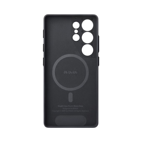 Husa Pitaka PIN Button pentru Samsung Galaxy S25 Ultra Black/Grey Plain (PITAKA, S25 Ultra) by www.silkase.ro Husa Pitaka PIN Button pentru Samsung Galaxy S25 Ultra Black/Grey Plain (S25 Ultra, PBS2501U) by www.silkase.ro
