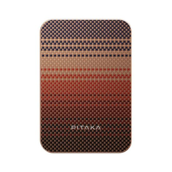 Baterie externa Pitaka Qi2, model Sunset (Baterii Externe, PBQ2402) by www.silkase.ro