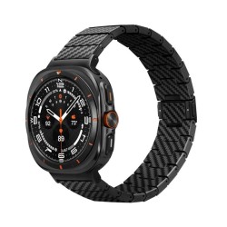 Curea carbon Pitaka compatibila cu Samsung Galaxy Watch Ultra 47mm Black