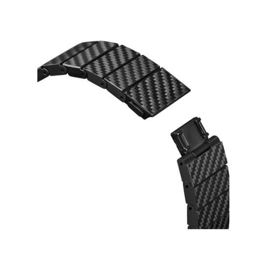 Curea carbon Pitaka compatibila cu Samsung Galaxy Watch Ultra 47mm Black (PITAKA, Ingredi) by www.silkase.ro Curea carbon Pitaka compatibila cu Samsung Galaxy Watch Ultra 47mm Black (Ingredi, SAW2402) by www.silkase.ro