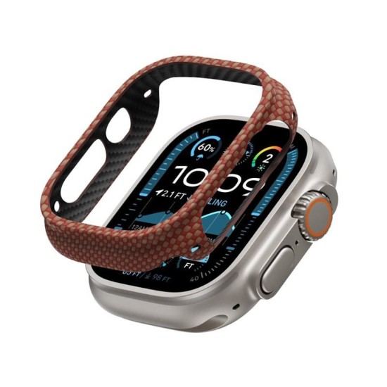 Husa Pitaka Air Case Apple Watch Ultra/Ultra 2 49mm Sunset (Ingredi, AWU2401) by www.silkase.ro