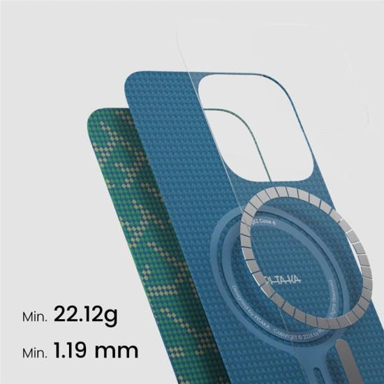 Husa PITAKA Tactile Woven Monogram compatibila cu iPhone 16 Pro Green/Gold (PITAKA, iPhone 15 Pro) by www.silkase.ro Husa PITAKA Tactile Woven Monogram compatibila cu iPhone 16 Pro Green/Gold (iPhone 15 Pro, KI1601PTK) by www.silkase.ro
