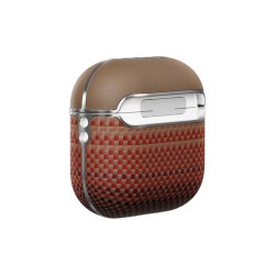 Carcasa Pitaka Aramid Fiber Magnetic Case pentru AirPods 4, sunset Carcasa Pitaka Aramid Fiber Magnetic Case pentru AirPods 4, sunset