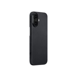 Husa ultra-subtire Pitaka pentru iPhone 17, negru/gri