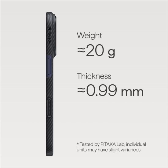 Husa ultra-subtire Pitaka pentru iPhone 17 Pro Max, negru/gri (Pitaka, Ingredi) by www.silkase.ro Husa ultra-subtire Pitaka pentru iPhone 17 Pro Max, negru/gri (iPhone 17 Pro Max, KI1701BPM) by www.silkase.ro